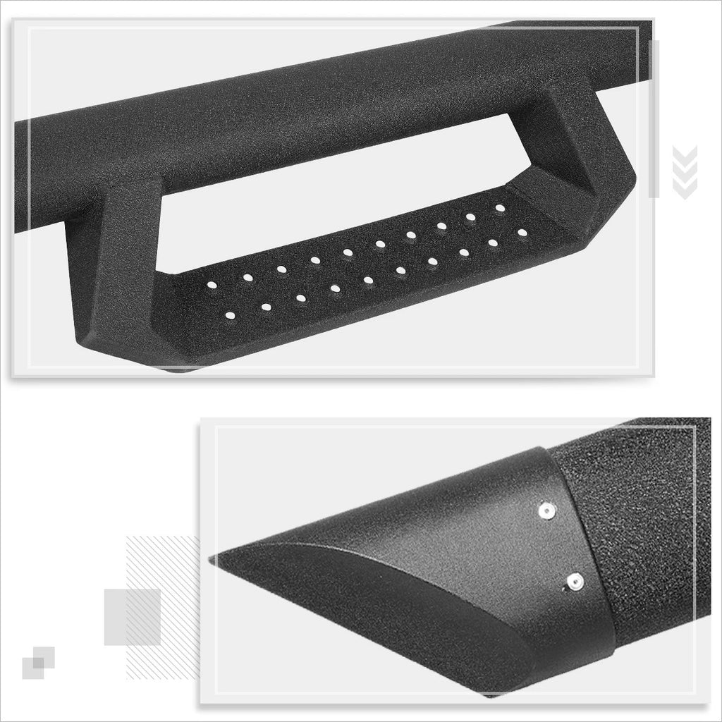 4" Round Side Nerf Bars for Ford F150 Crew Cab (2015–2021)