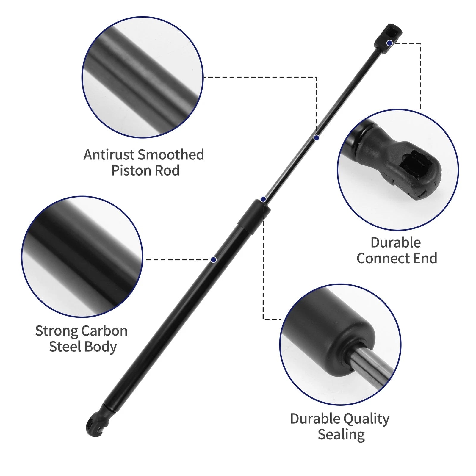 Tailgate Lift Support Struts Gas Spring No. 8Z0827552A for Audi A2 (2000–2005)