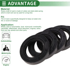 Set of 5 Oil Seals NBR Rubber 40x62x10mm for Various Models 