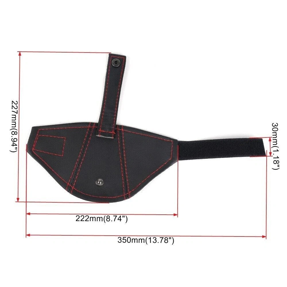 Pair of Leather Bucket Seat Belt Guide Holders for JDM Vehicles