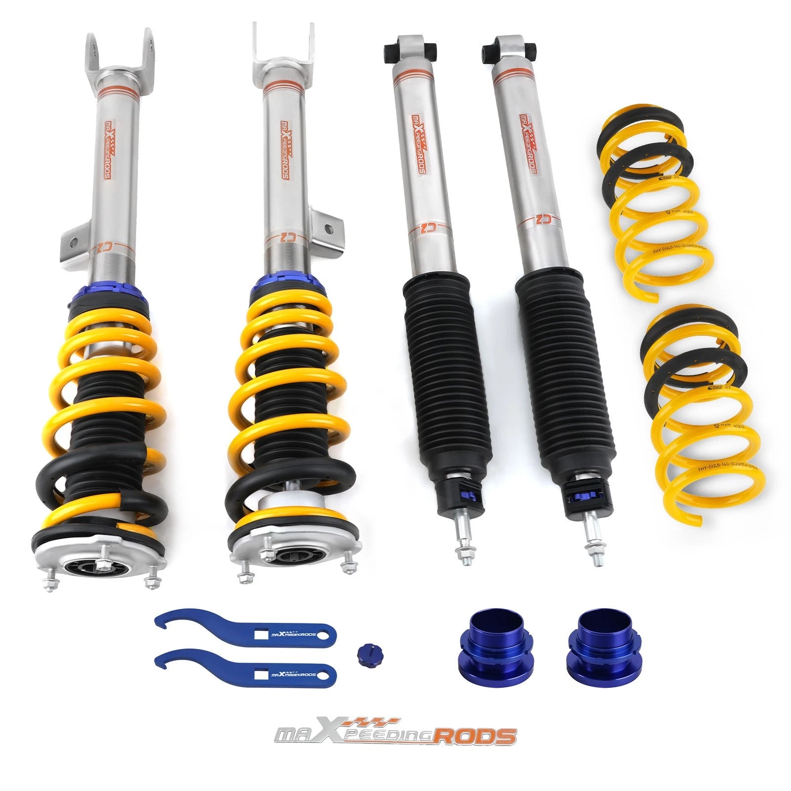 24 Way Adjustable Coilover Shock + Eibach Spring for Tesla Model 3 (2017–Present)