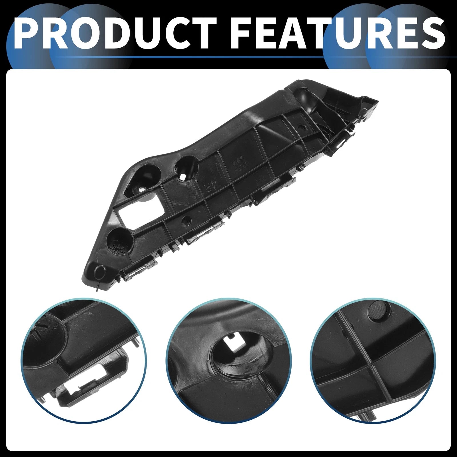 1 Pair Front Bumper Retainer Bracket No. 525350R030 for Toyota RAV4 (2013–2018)