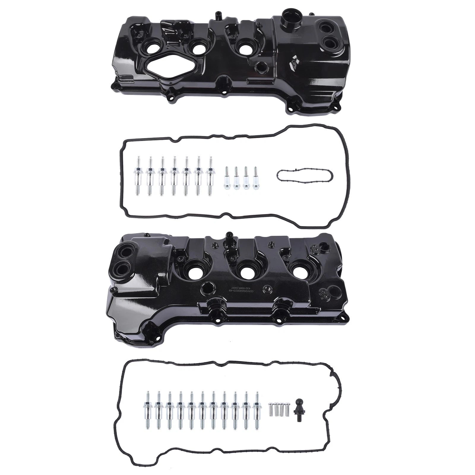 Aluminum Valve Cover Set w/Gasket for Ford F-150 Transit-150 250 350 (2015–2023)