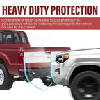 Rear Bumper for Ford Super Duty F250 F350 (1999–2016) Black with Sensor Holes