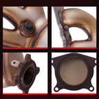 2PC Catalytic Converter with Gasket Kit for Volvo XC60 (2010)