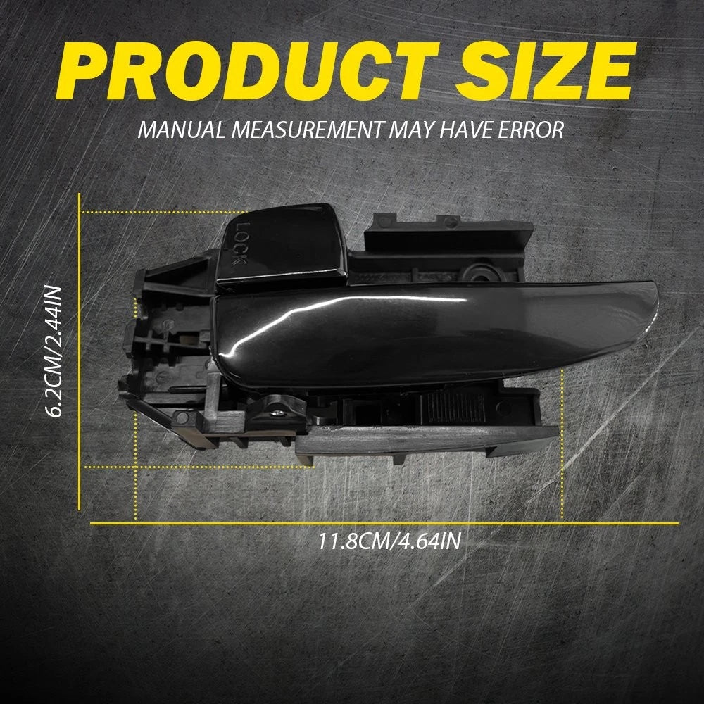Rear Left Interior Door Handle Black for Hyundai Elantra Hatchback (2001–2006)