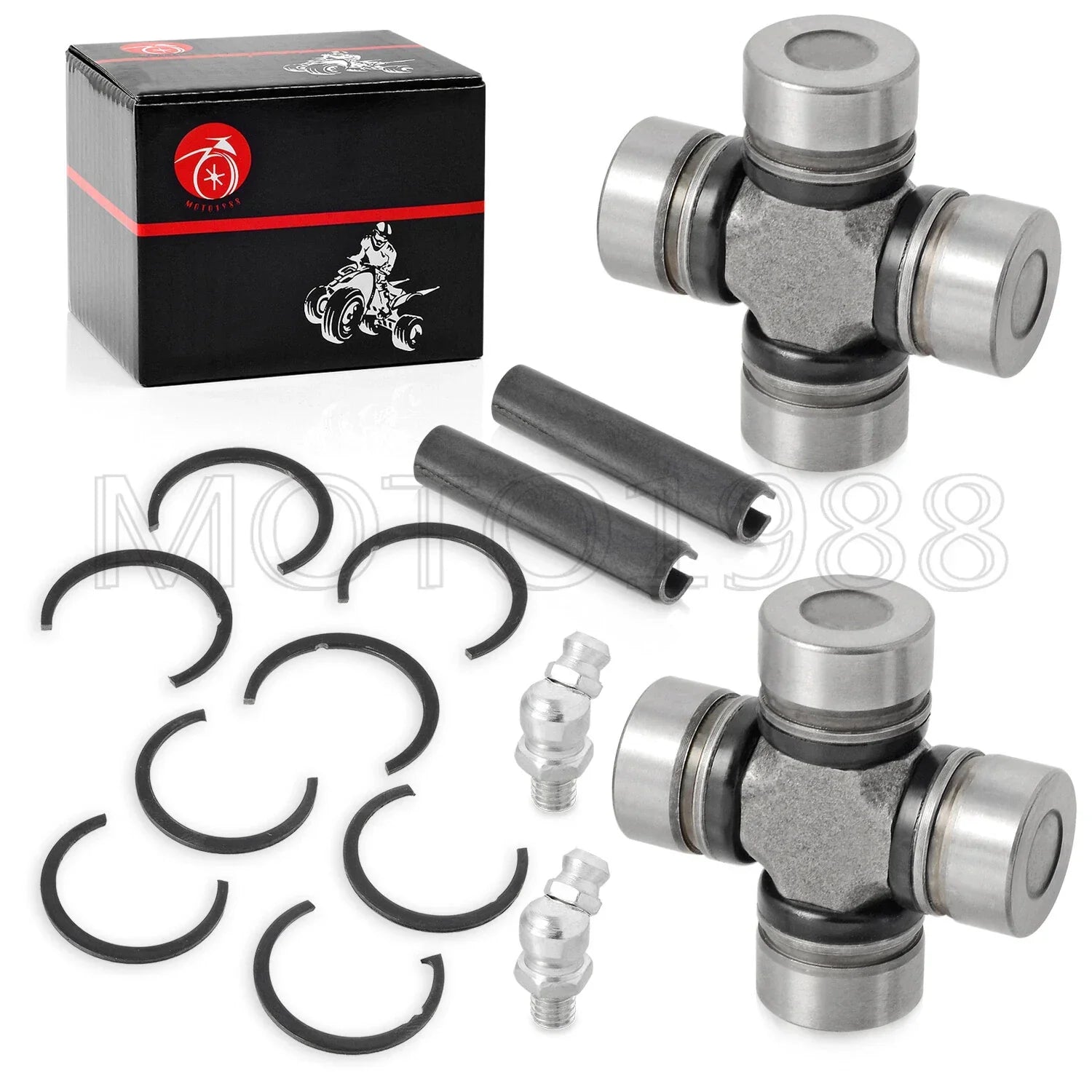 2 x Front Rear driveshaft u-joint for Polaris Ranger 900 Diesel (2012–2014)