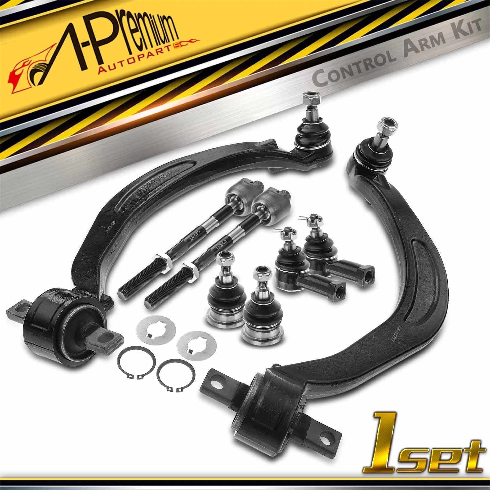 Set of 8 Front Control Arm Tie Rod Ends for Dodge Avenger Chrysler Sebring (2008–2014)