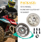 Starter One Way Clutch with Flywheel Rotor for Yamaha Warrior 350 (1990–2001)