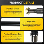 Set of 2 CV Axle Shafts for Chevrolet Impala Pontiac Grand Prix