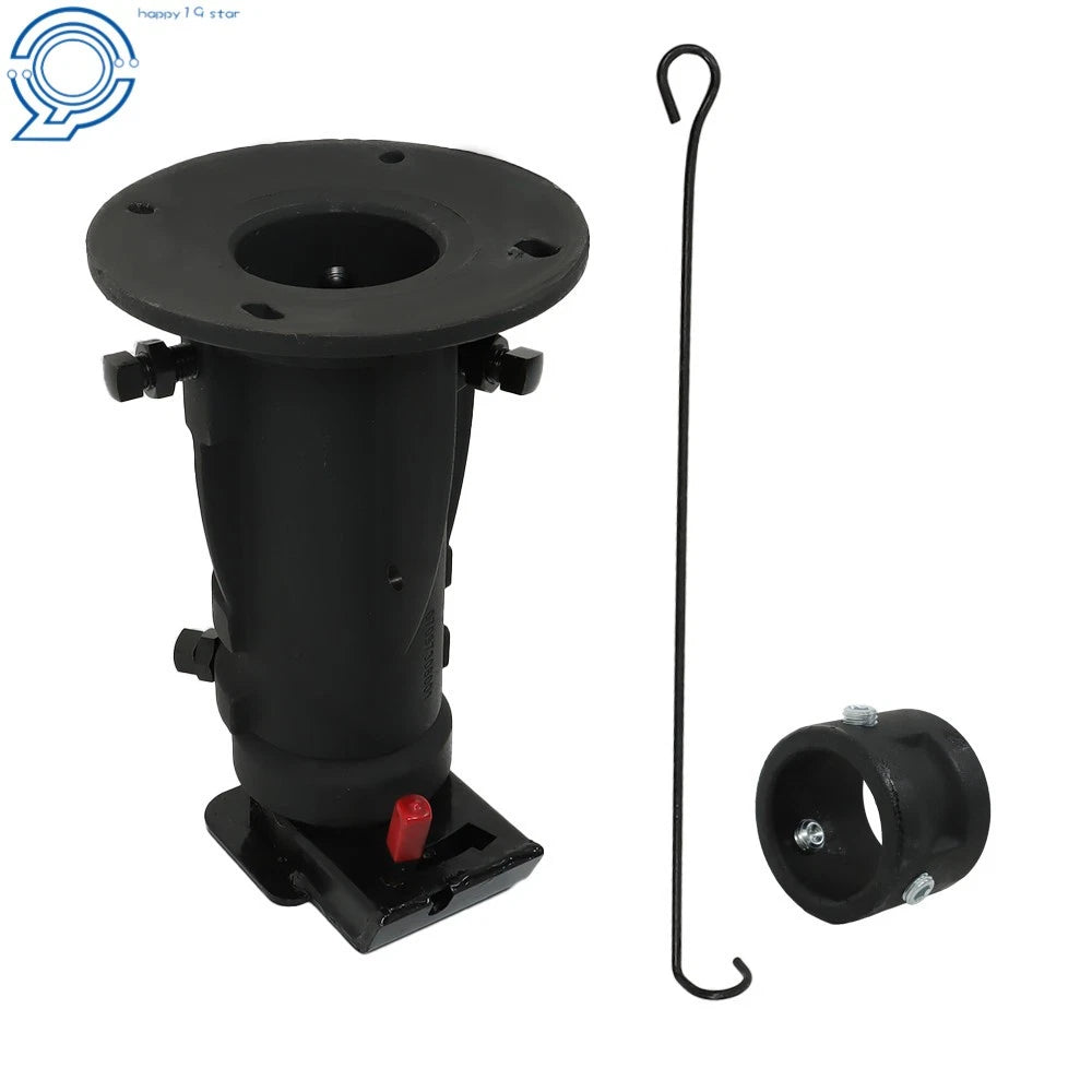 Adjustable 5th Wheel to Gooseneck Adapter for Trucks (12-16" Height)
