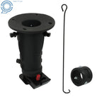 Adjustable 5th Wheel to Gooseneck Adapter for Trucks (12-16" Height)