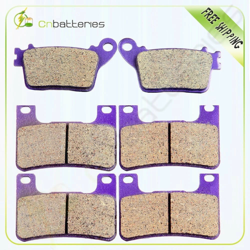 Front and Rear Brake Pads for Suzuki GSXR1000 (2009–2013) Carbon Fiber