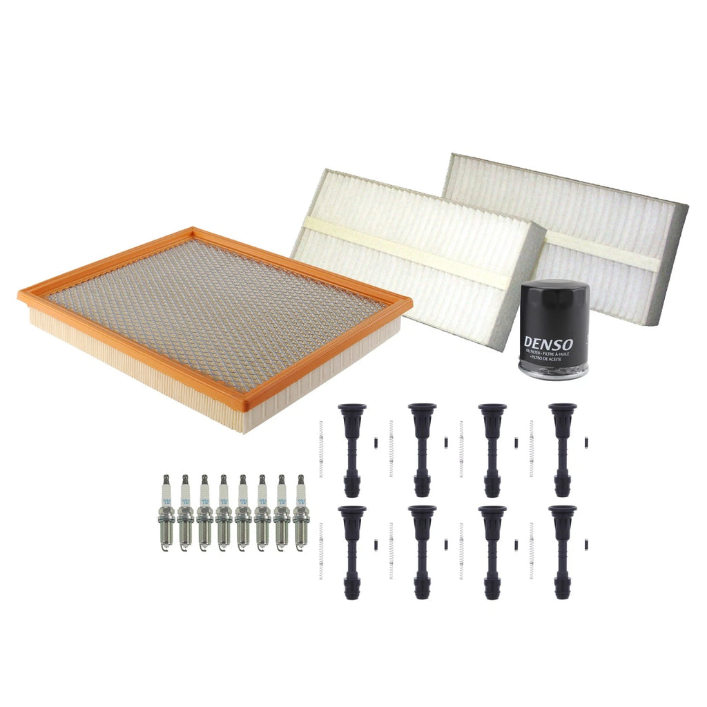 Tune Up Kit with NGK 8 Spark Plugs & Boots for Nissan Armada QX56 Titan (2004–2015)