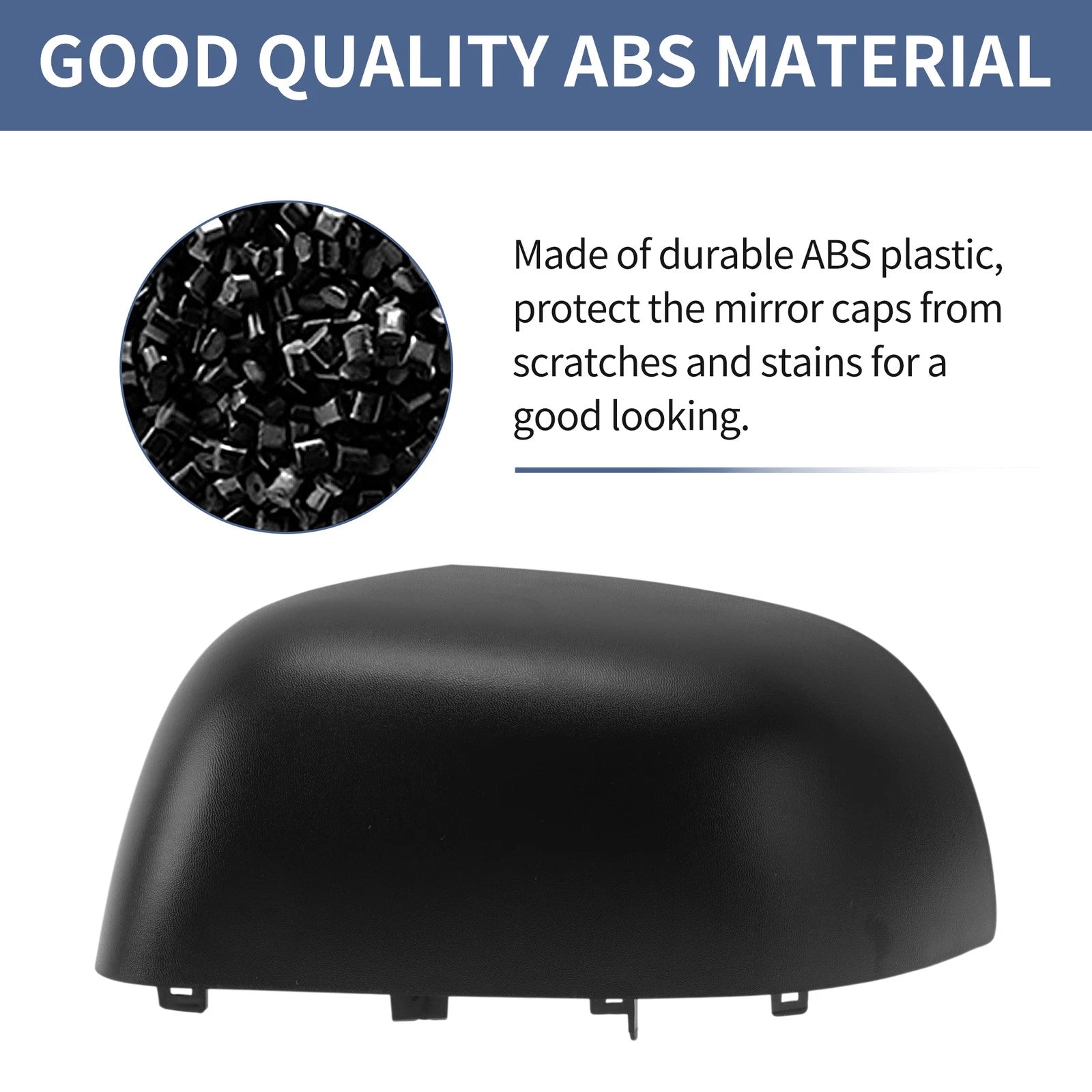 Left Passenger Side Mirror Cover Cap for Nissan Leaf (2010–2012)