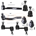 Set of 8 Front Suspension Ball Joints Tie Rods Sway Bars for Nissan Titan (2004–2015)