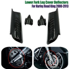 Pair Lower Fork Leg Cover Deflectors for Harley Road Glide FLHT (2015–2023)