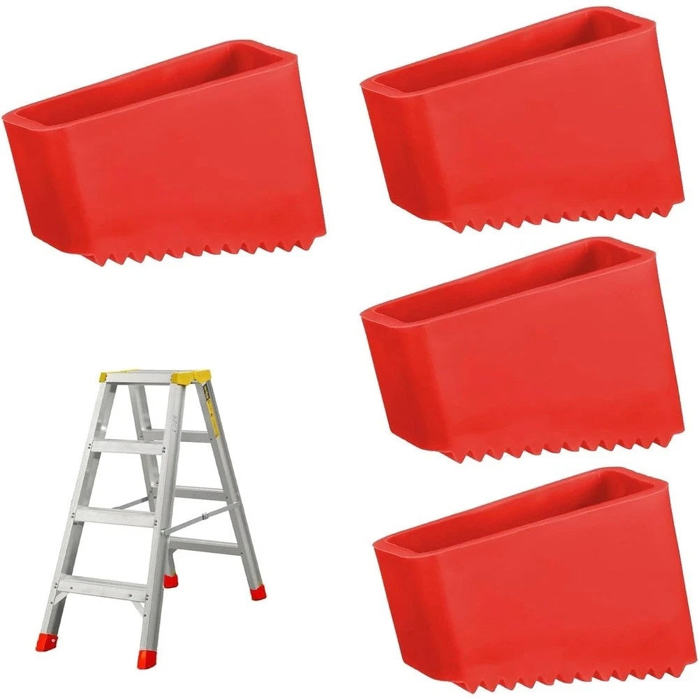 Rubber Ladder Foot Covers Set of 4 for Extension Folding Ladders