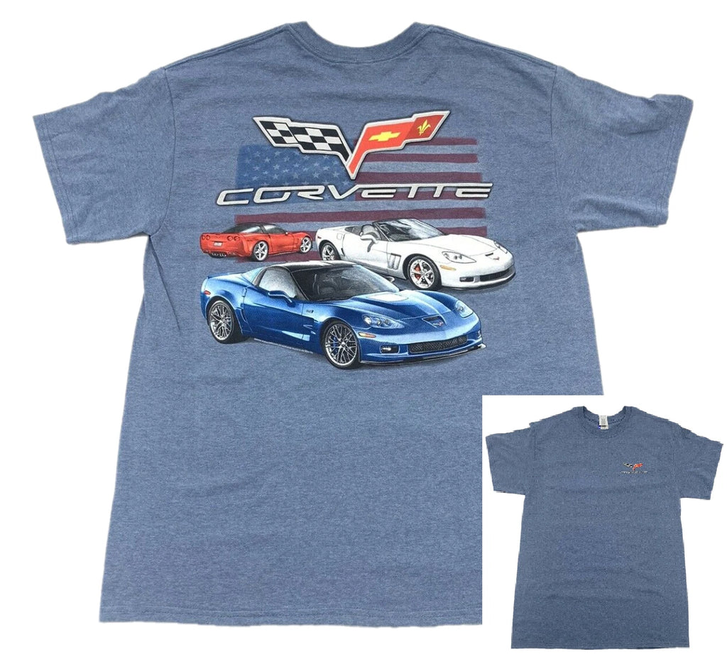 Corvette T-Shirt Heavy Duty for Chevrolet Corvette (1968–2024)