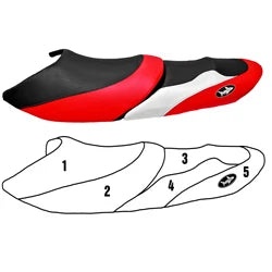 Seat Cover for Yamaha XL1200 XLT/XLT800 (2001–2004) Blacktip