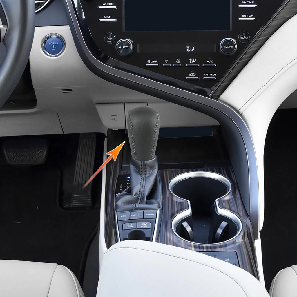 Gear Shift Knob for Toyota Lexus (Dark Gray Faux Leather)