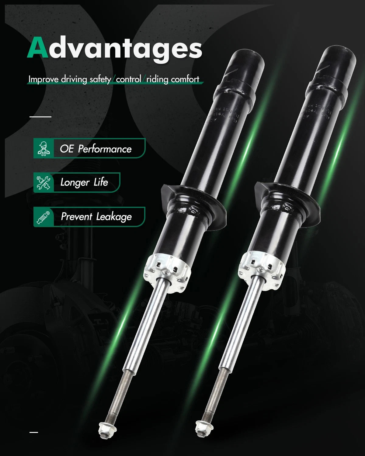 Front Struts Shocks Absorber for Hyundai Azera Sonata (2006–2011)