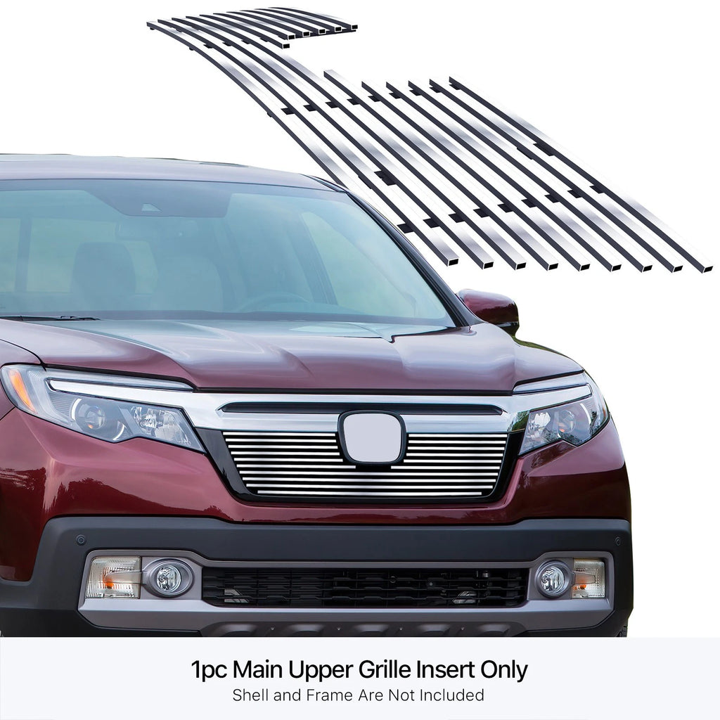Stainless Steel Chrome Billet Grille Insert for Honda Ridgeline (2017-2020)