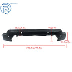 Black Steel Split Front Bumper for GMC Sierra 1500 (2019-2021) with Sensor Hole