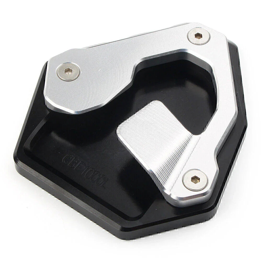Side Stand Foot Enlarger Kickstand Plate for Honda CRF1000L Africa 2016-2017 Black