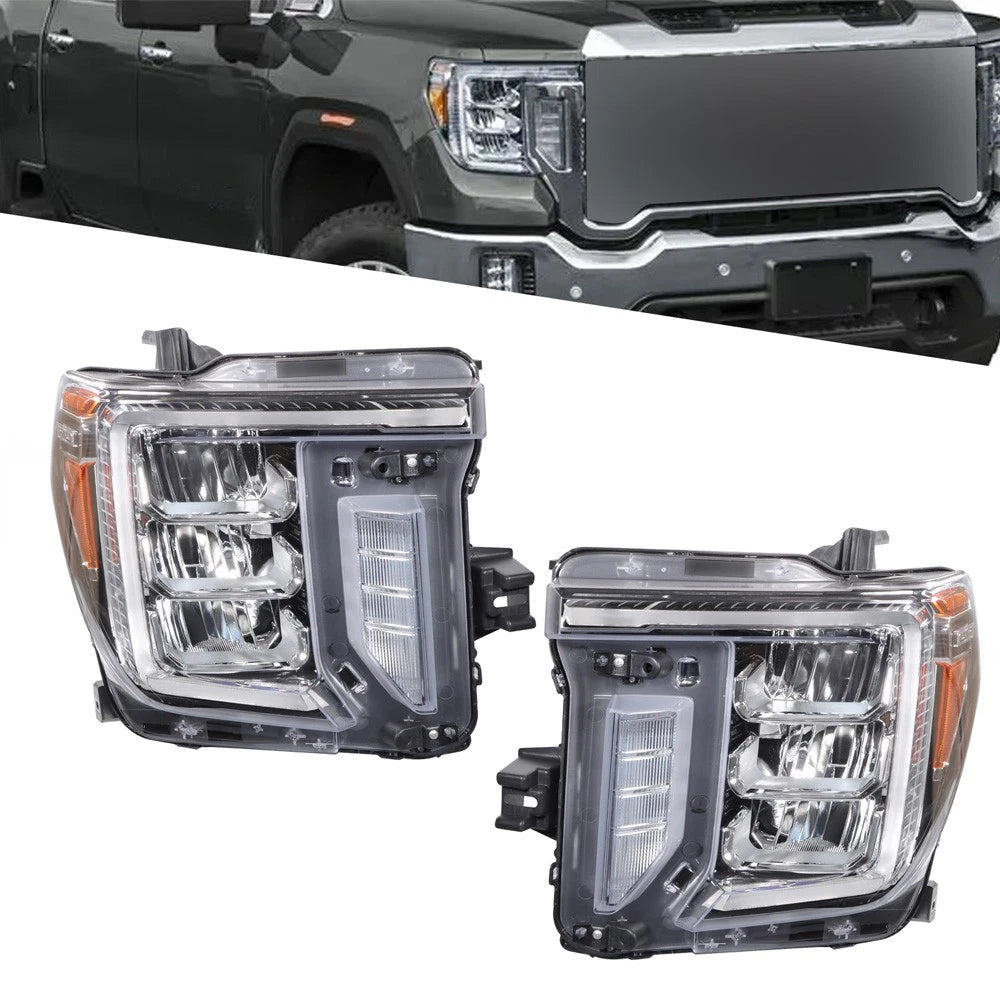 Full LED Headlights for GMC Sierra 2500/3500 HD (2020â2023)