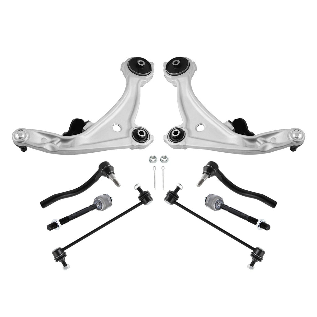 Front Lower Control Arms w/Ball Joint Tie Rod sway bar for Nissan Altima 2007-13