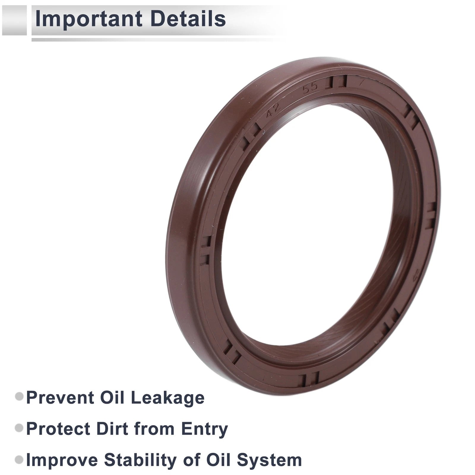 Front Crankshaft Oil Seal for Hyundai Sonata (2005–2015) No. 2142125001