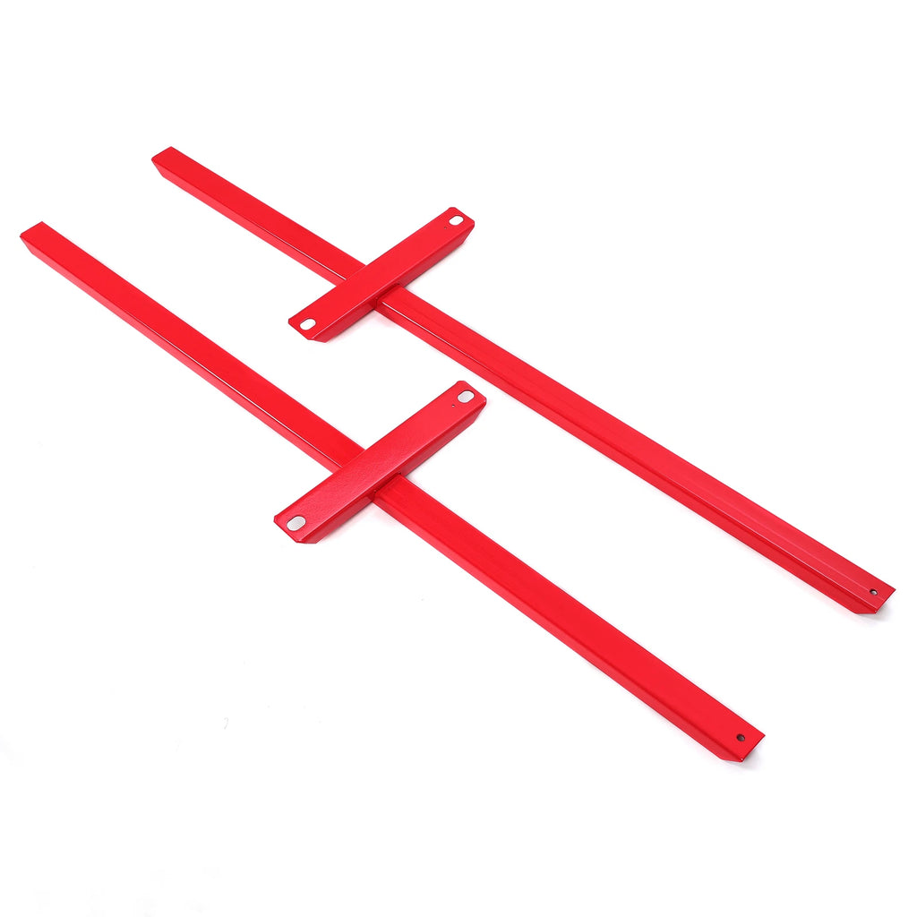Subframe Connectors for Ford Mustang & Cobras (1979–2004) Red Steel
