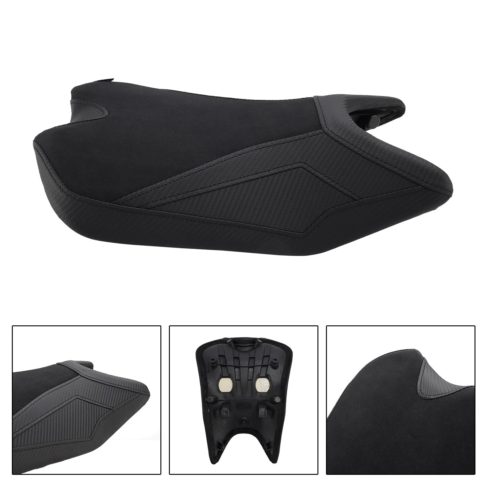 Front Driver Seat Cushion for Aprilia RS457 (2024–2025) Black