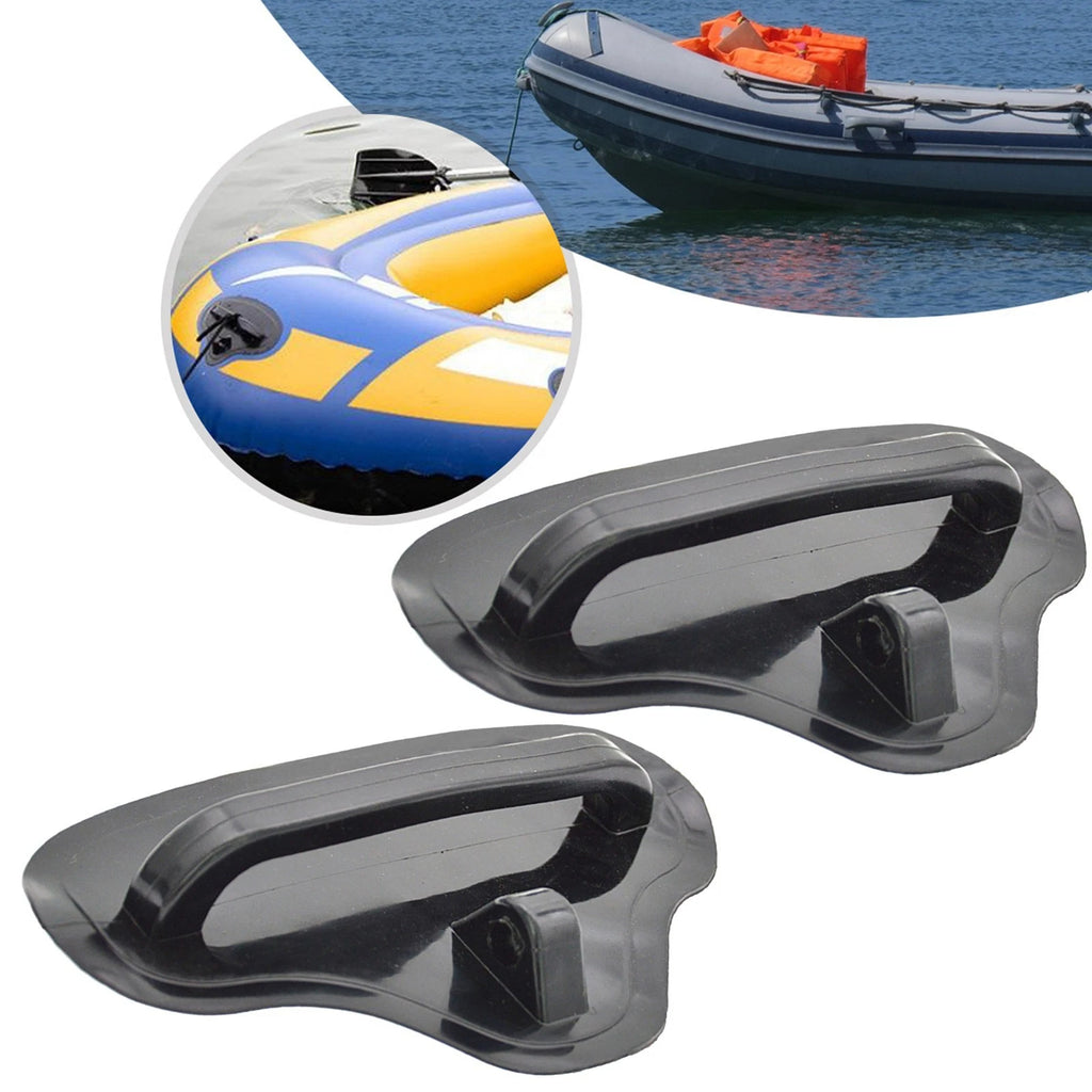 2X PVC Tow Buckle Handles for Inflatable Boats and Kayaks