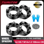 4PCS 2in Wheel Spacers for RAM 1500 (2012–2018) M14x1.5 5x139.7