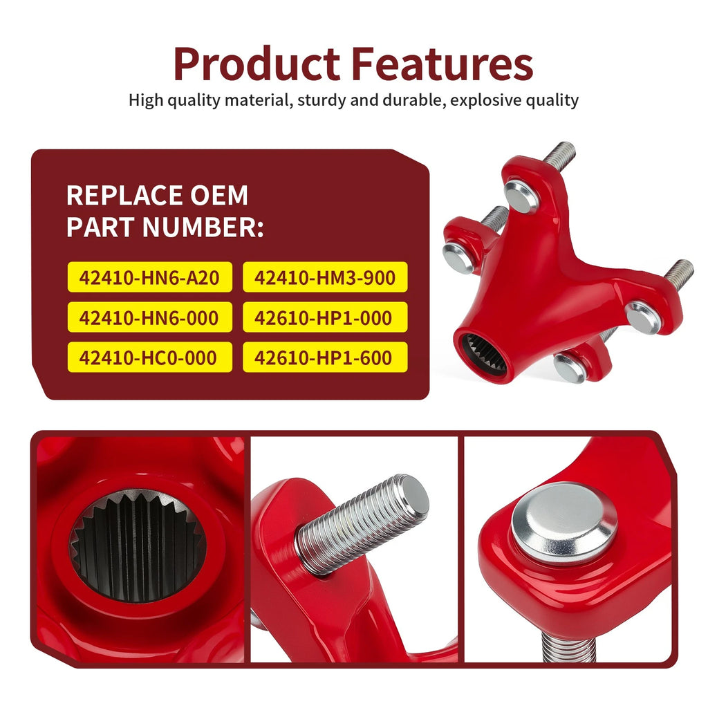 Rear Red Wheel Hub 42410-HN6-A20 for Honda TRX450R (2006–2009)