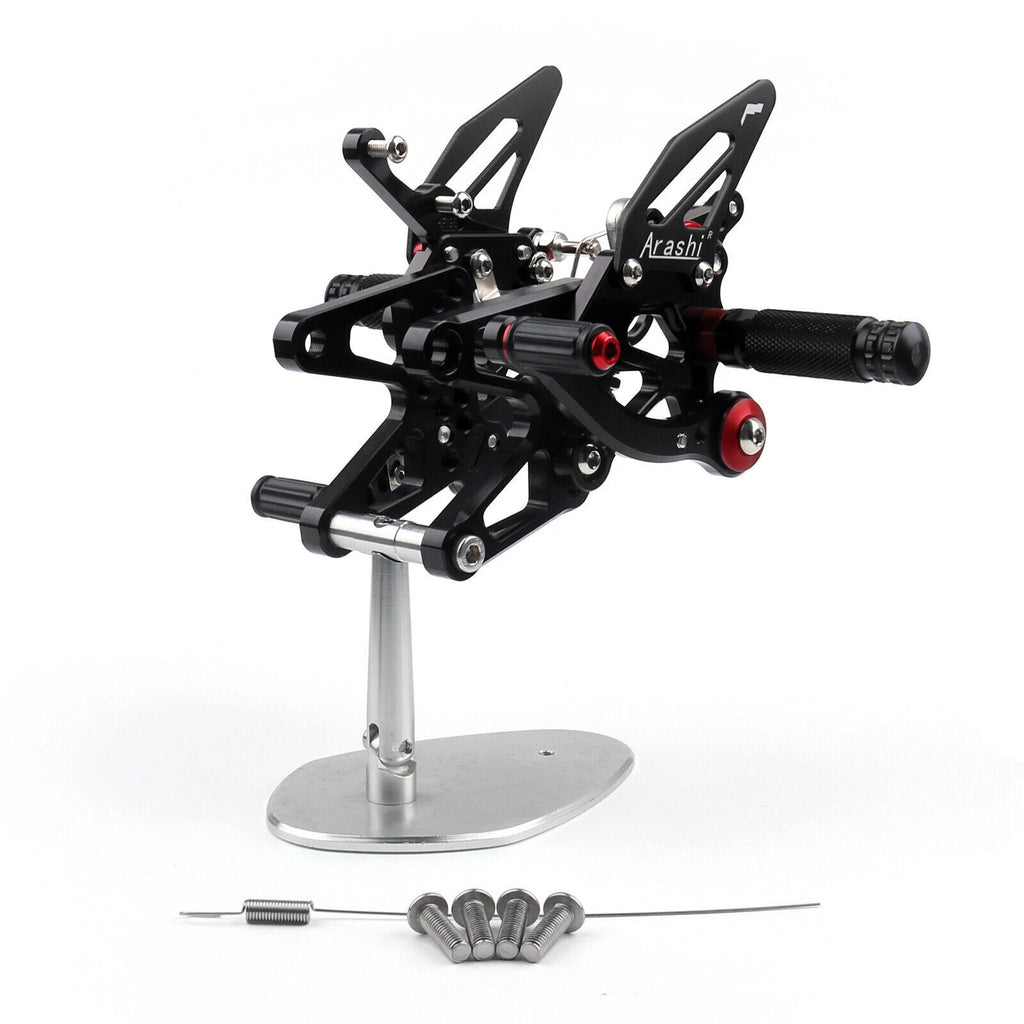 Rearsets Footpegs Pedals for BMW S 1000 RR (2010–2014) Black T9