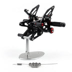 Rearsets Footpegs Pedals for BMW S 1000 RR (2010–2014) Black T9