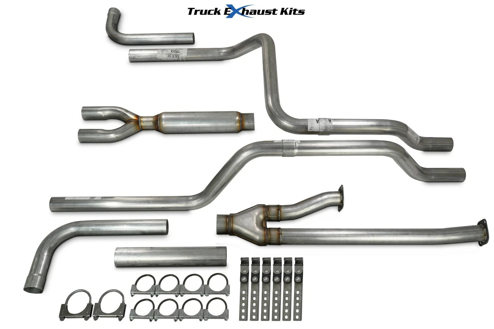 2.5" Dual Exhaust Kit for Toyota Tundra (2014–2021) Glasspack Side Exit