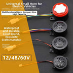 4 in 1 Electric Tricycle Horn Speaker 12V 48V 60V Reverse Voice
