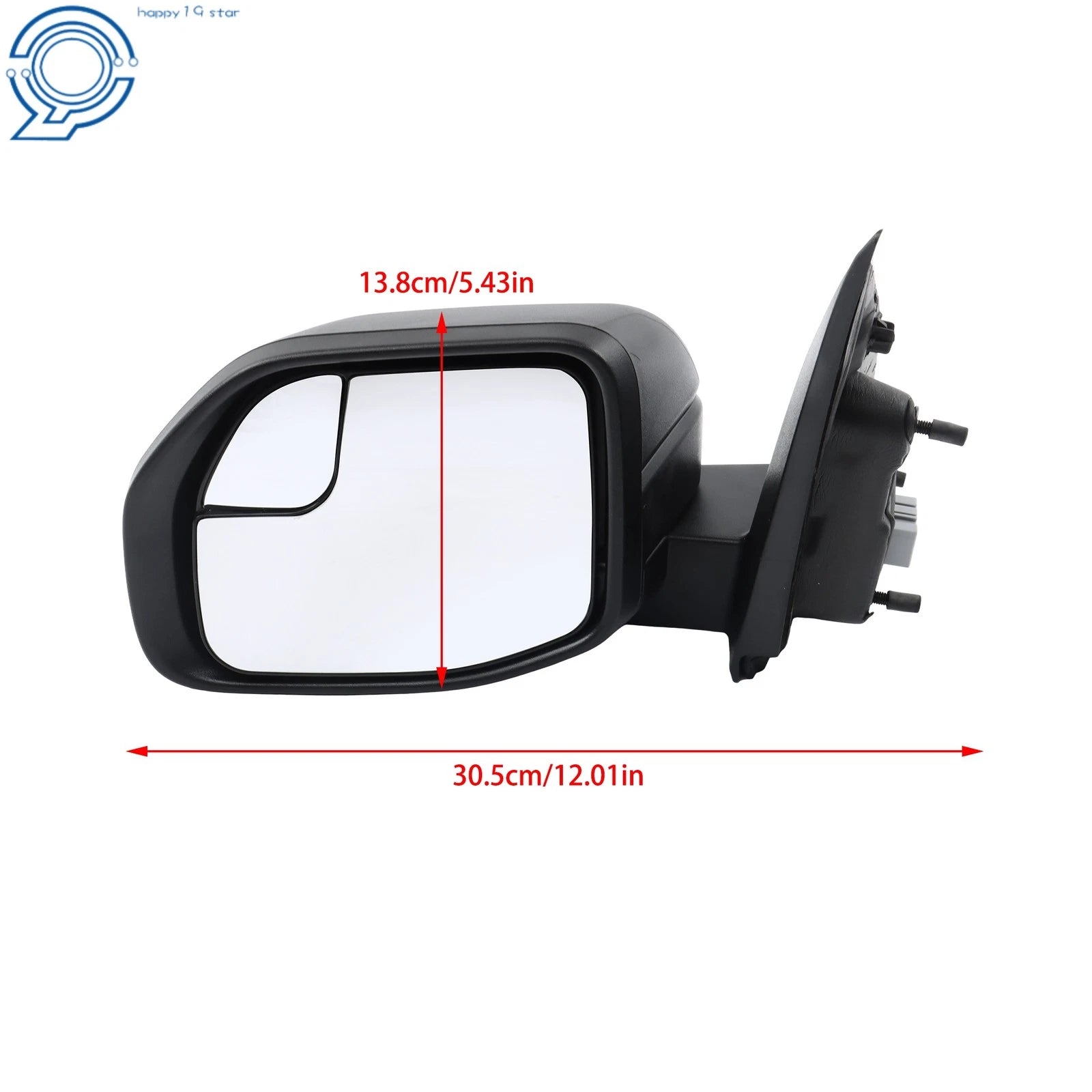 Driver Side Mirror for Ford Maverick (2022–2024) FO1320739 Matte Black