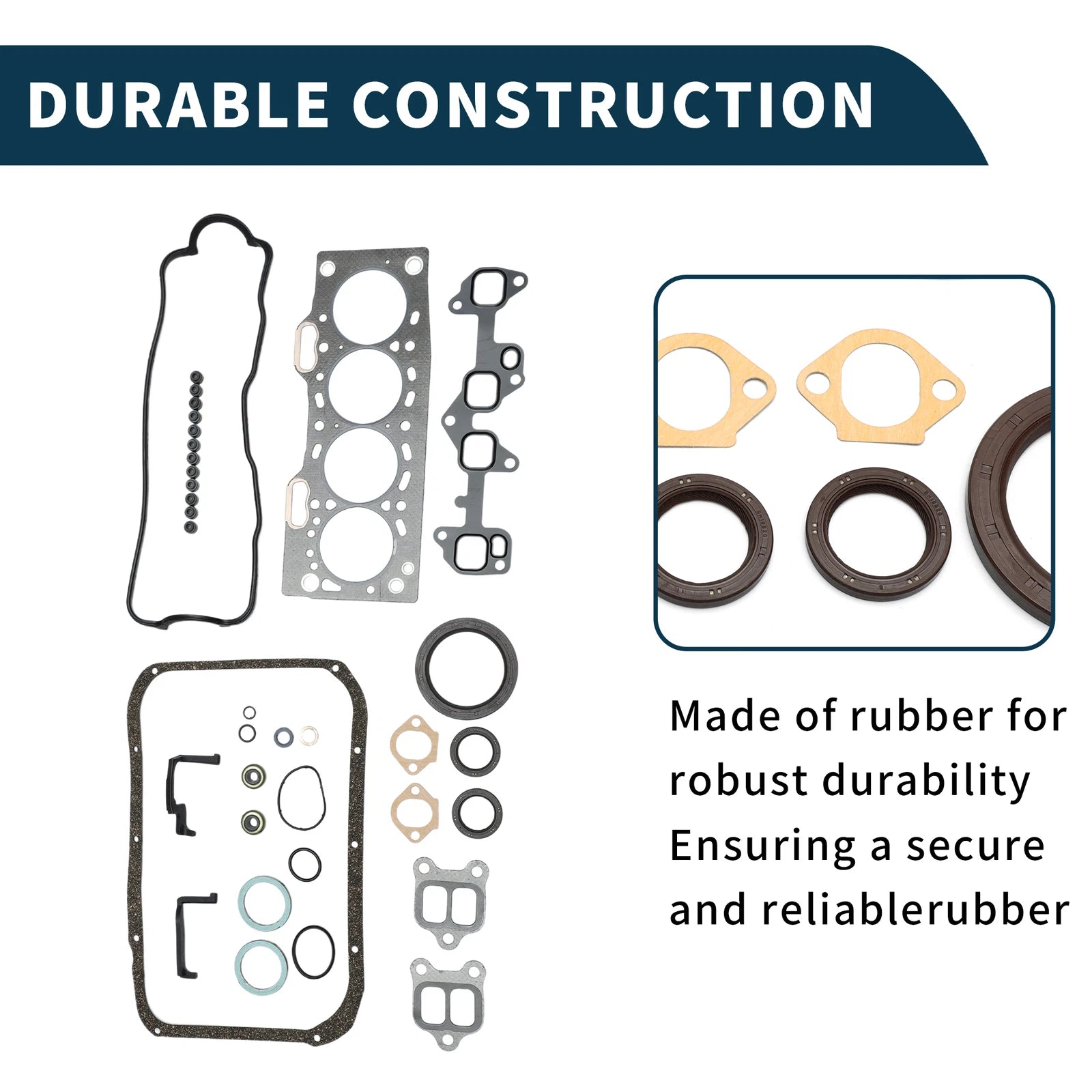 Cylinder Head Gasket Kit No. 411111026 for Toyota 2E (1 Set)