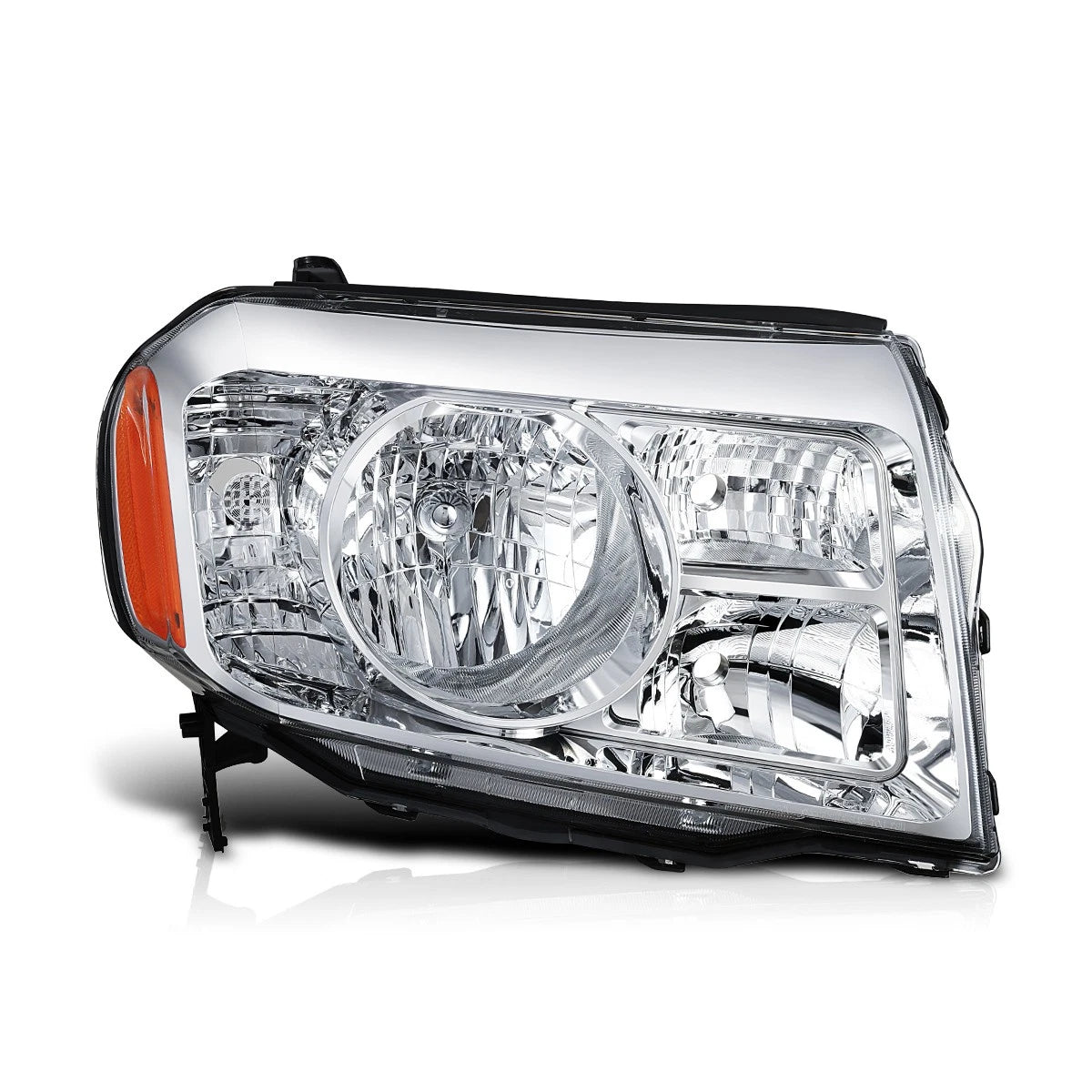 Passenger Side Headlight Lamp Chrome/Amber for Honda Pilot (2009–2011)