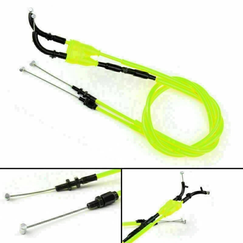 Throttle Cable for Yamaha MT-07 (2014–2021) - Yellow, Push/Pull Wire
