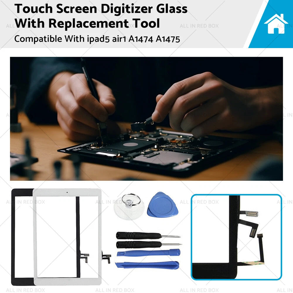 Touch Screen Digitizer Glass for iPad Air 5 (A1474, A1475)