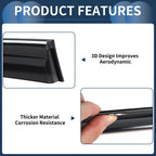 Set of 4 Window Deflectors for Hyundai Tucson (2010) - Black Vent Visors