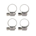 Set of 4 Stainless Steel Worm Gear Hose Clamps for EFI Fuel Hose 5/16"