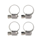 Set of 4 Stainless Steel Worm Gear Hose Clamps for EFI Fuel Hose 5/16"