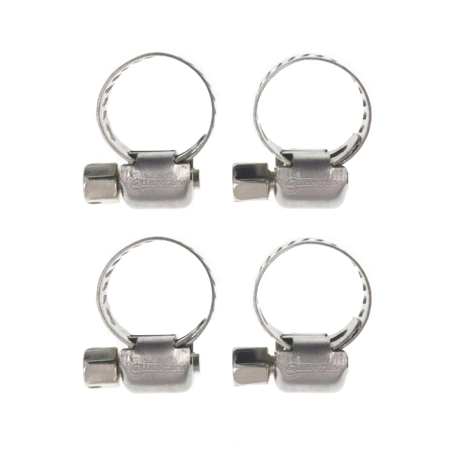 Set of 4 Stainless Steel Worm Gear Hose Clamps for EFI Fuel Hose 5/16"